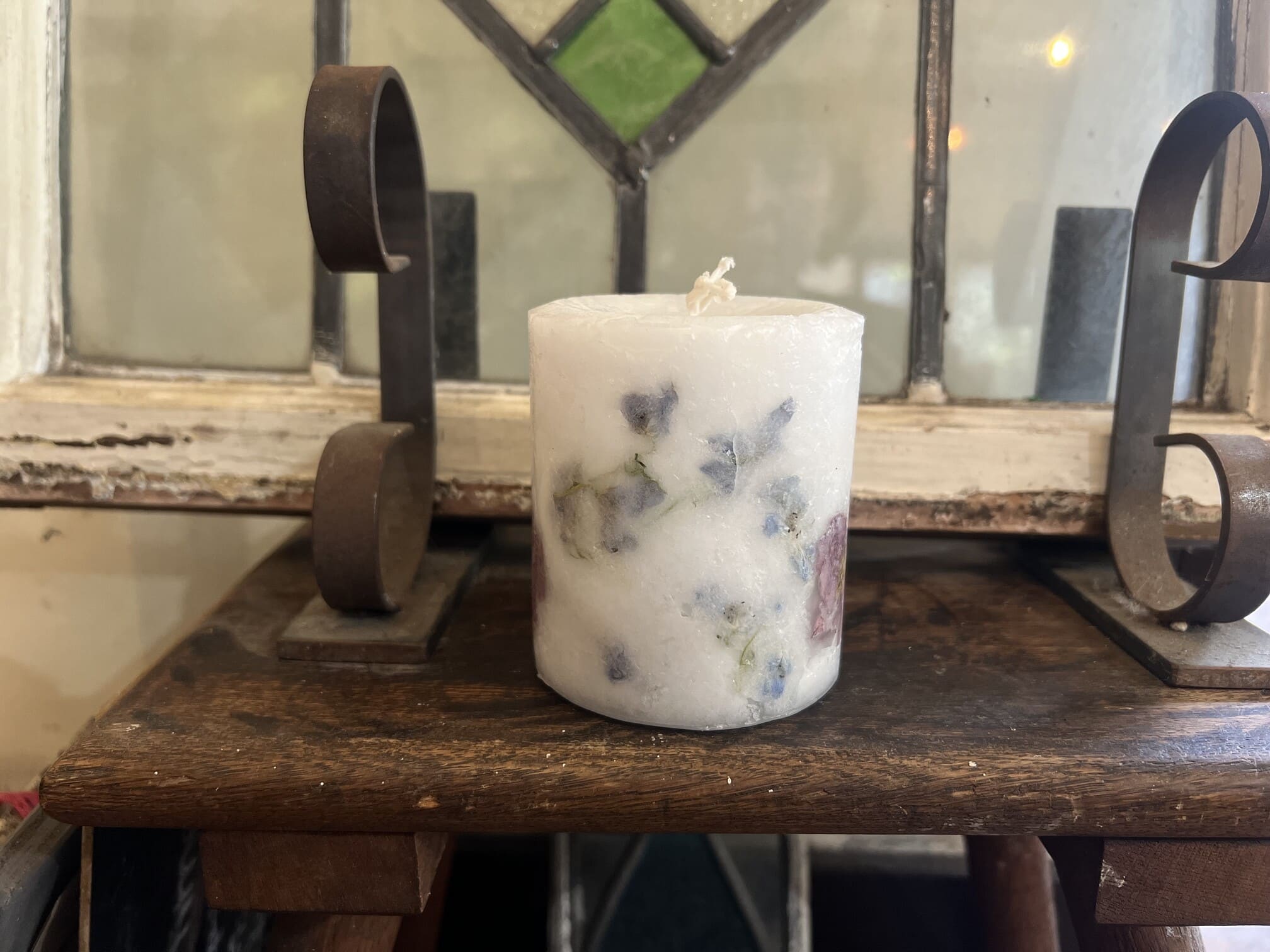 Herb candle